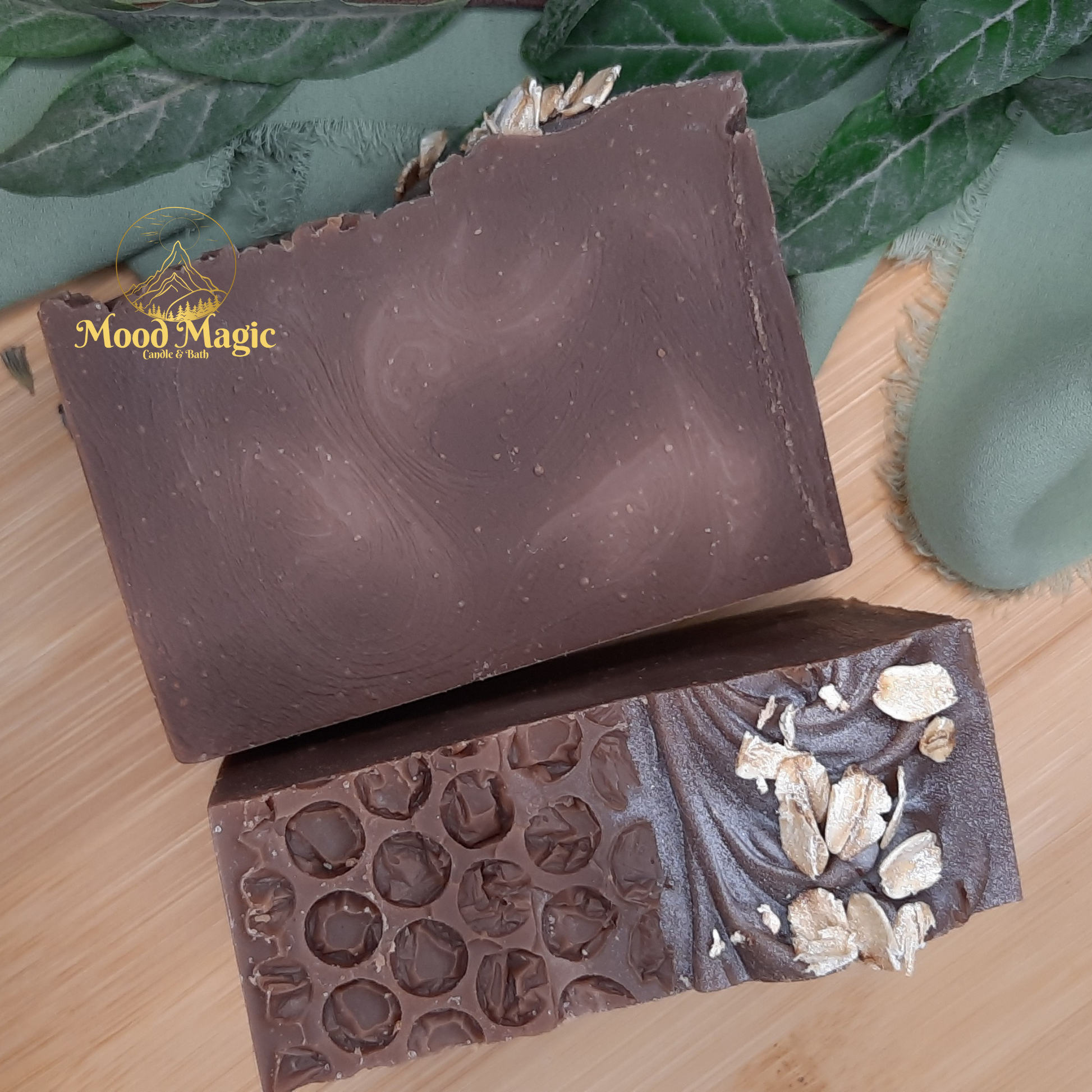 spiced oat milk hemp oil soap bar